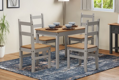 Corona dining table 4 chairs - dining, &