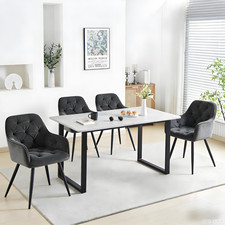 Wooden Dining Table and 4PCS