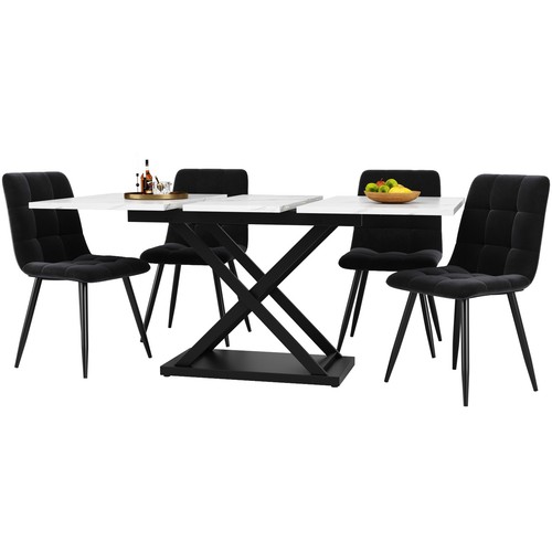Dining table and chairs set - and,