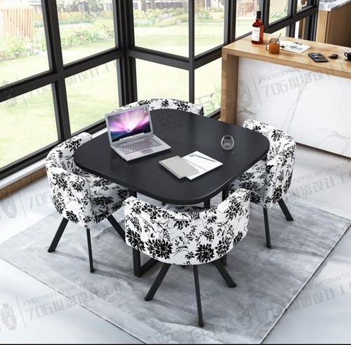 Wood marble dining table and - table,