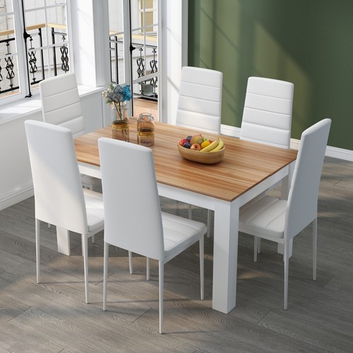 Oak dining table - table, 6