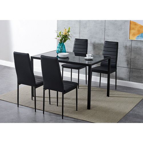 Black grey white dining - black/grey/white,